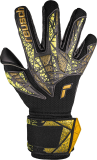 Reusch Attrakt Duo Finger Support 5470050 7739 schwarz gelb gold front